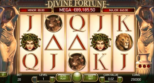 Divine Fortune slot game Happyluke